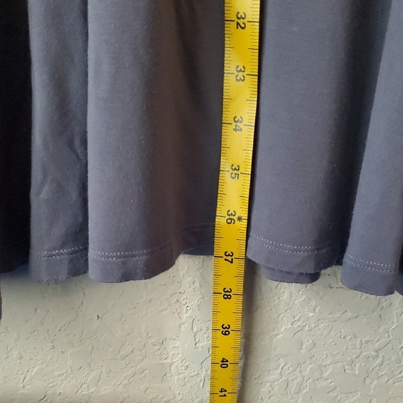 Athleta 2X Santorini High Neck Solid Heather Gray Dress - Picture 4 of 6